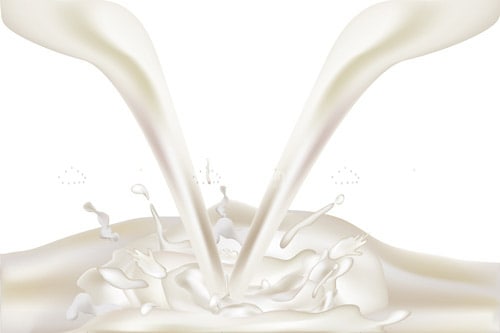 Splash of Milk or White Liquid
